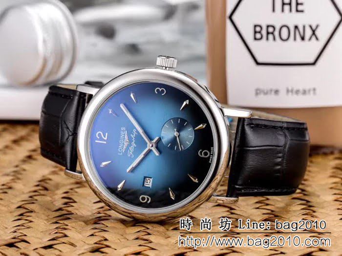 LONGINES浪琴 獨立五字位小秒 精品男士腕表 WSS2306